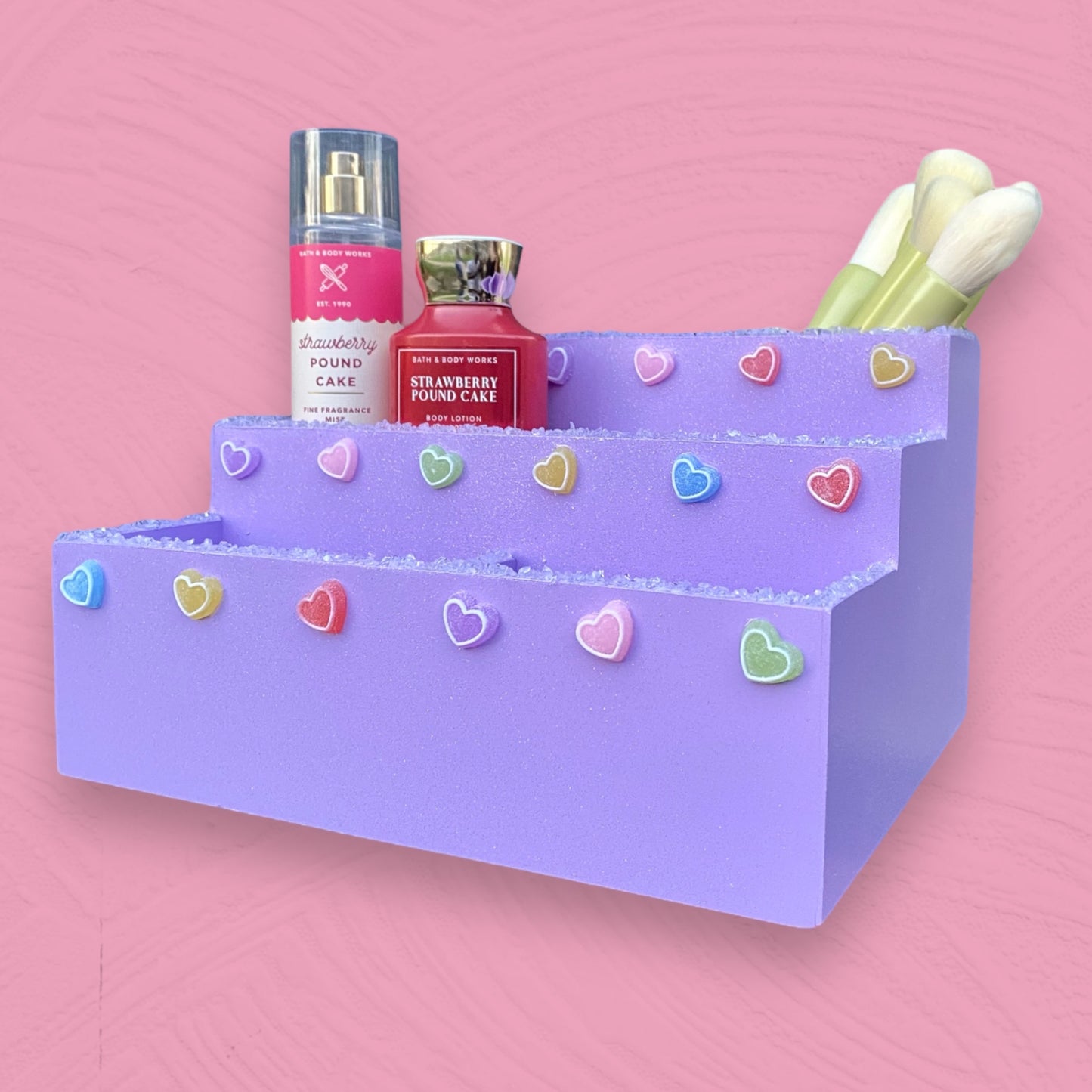 Sugary Sweet Lilac Makeup Organizer