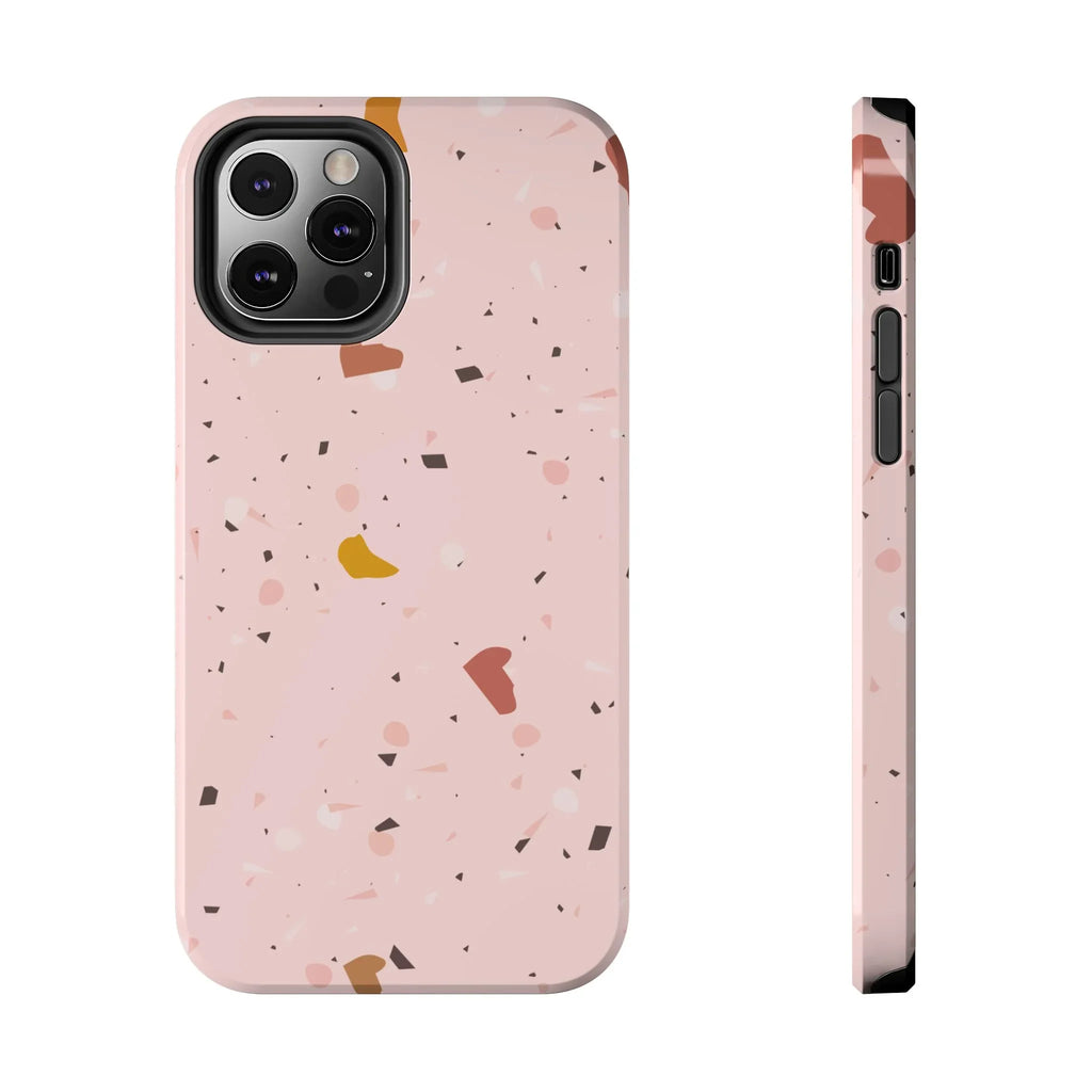 Pink Terrazzo Phone Case (Apple & Android) - Pink Sweetheart