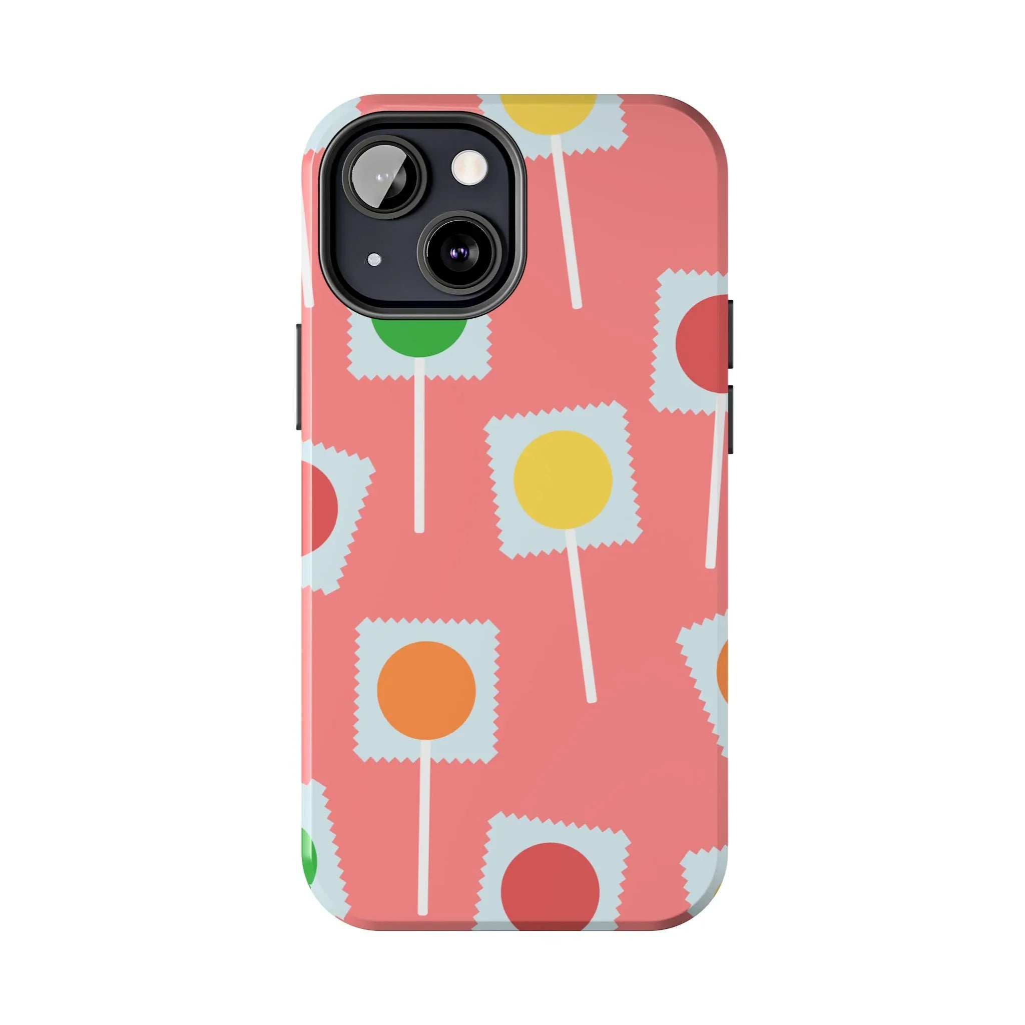 Lollipop Candy Phone Case (Apple & Android) - Pink Sweetheart