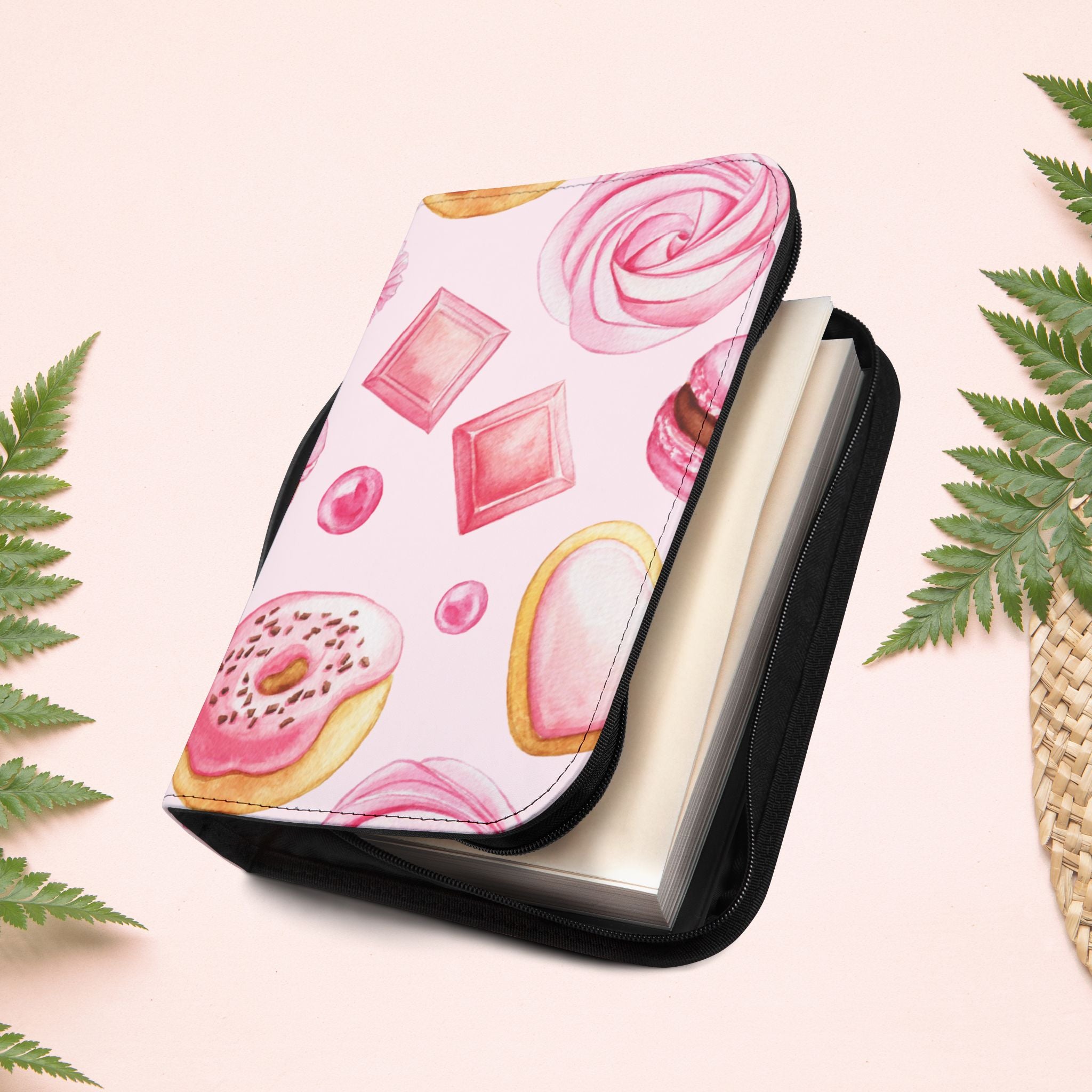 Pink Macaron Sweets Book Cover