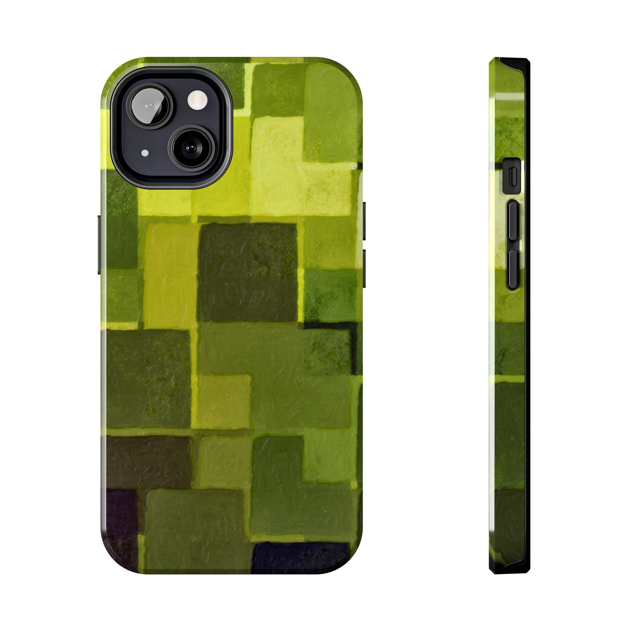 Chartreuse Patchwork Phone Case (Apple & Android)