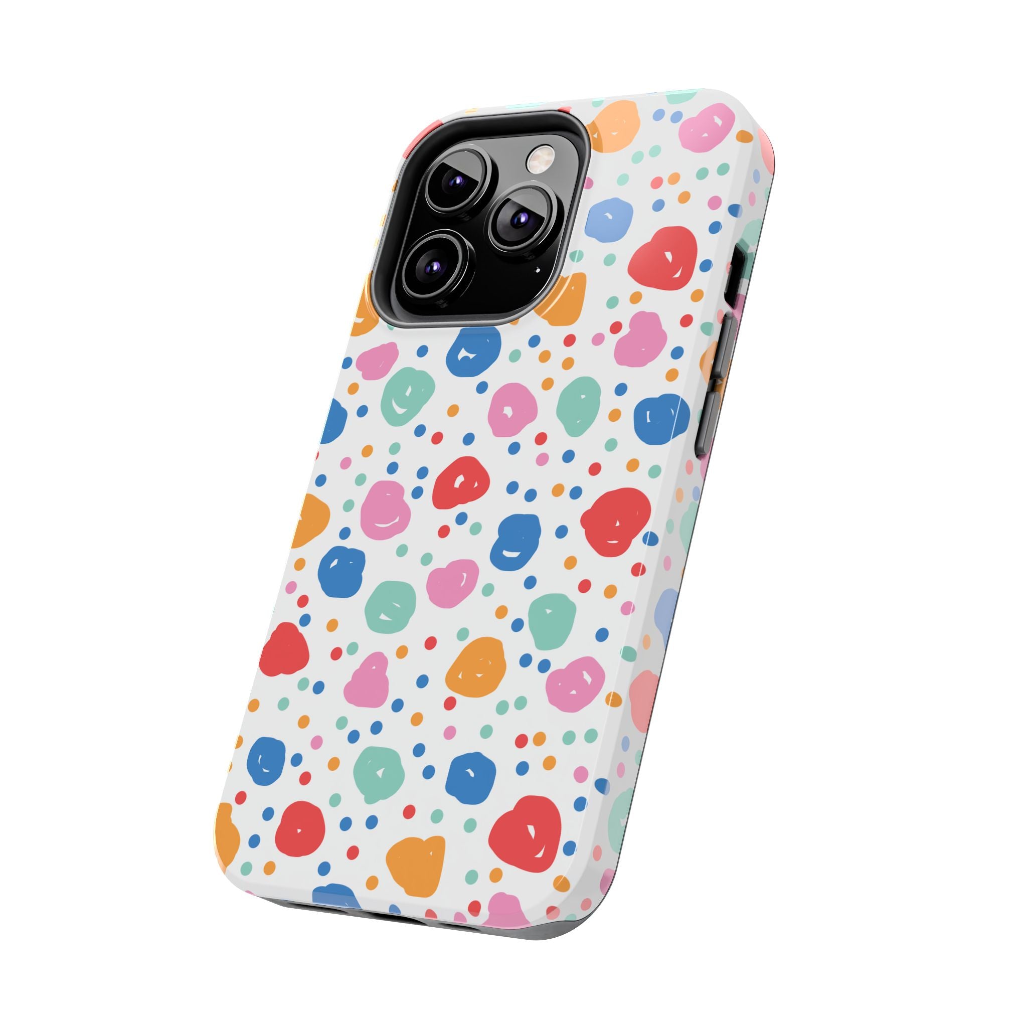 Seamless Hand Drawn Polka Phone Case (Apple & Android)