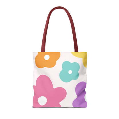 Retro Floral Tote Bag