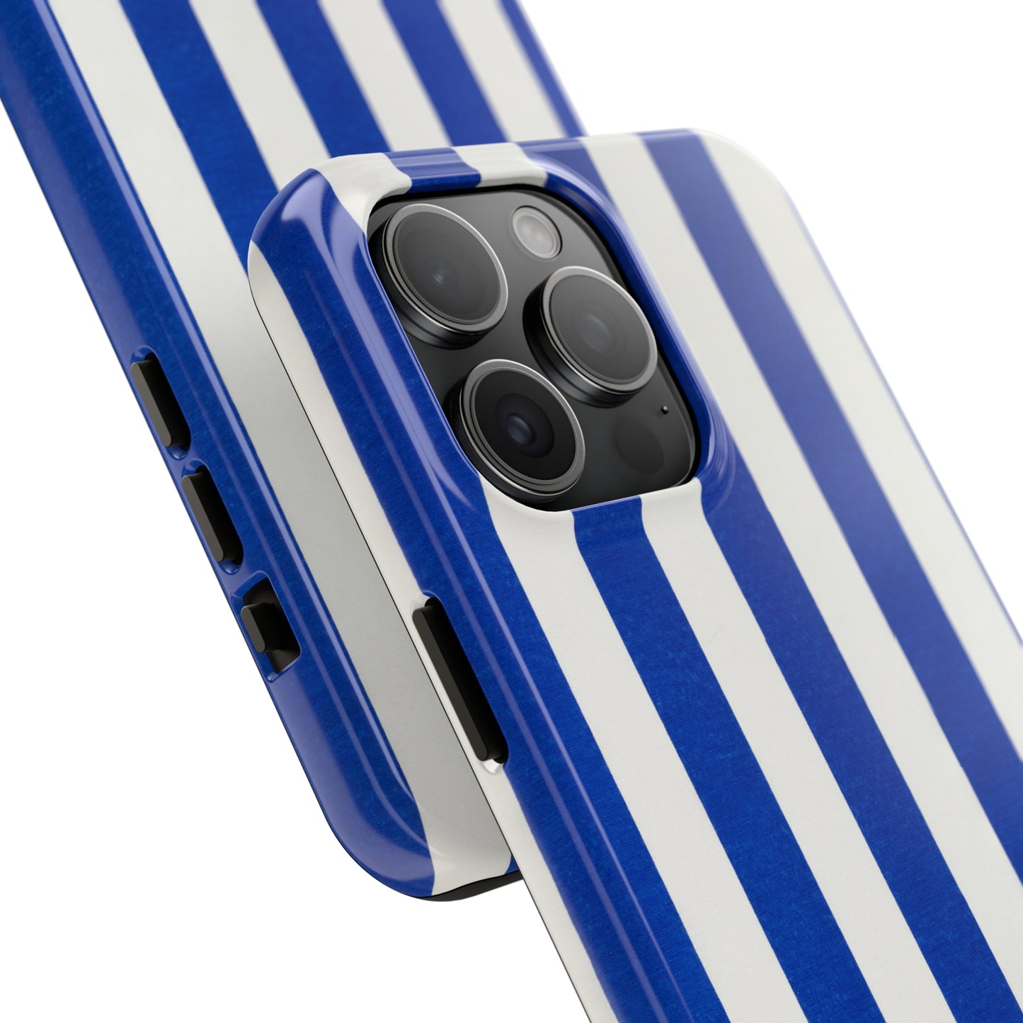 Blue & White Stripes Phone Case