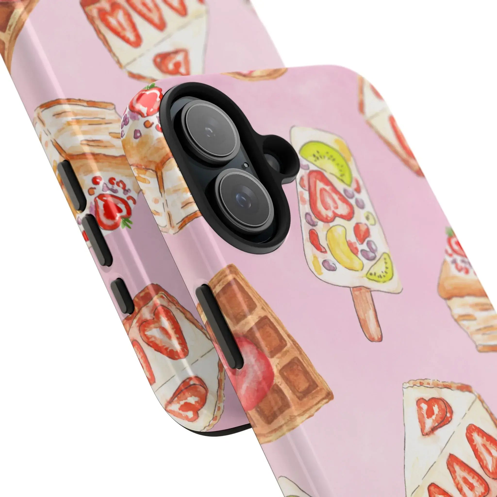 Tasty Pastry Treats Phone Case (Apple & Android) - Pink Sweetheart