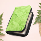 Wrinkled Apple Green Paper Book Cover