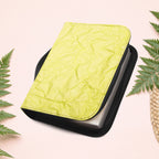 Wrinkled Bright Yellow Paper Book Cover