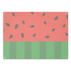 Watermelon Slice Glass Cutting Board