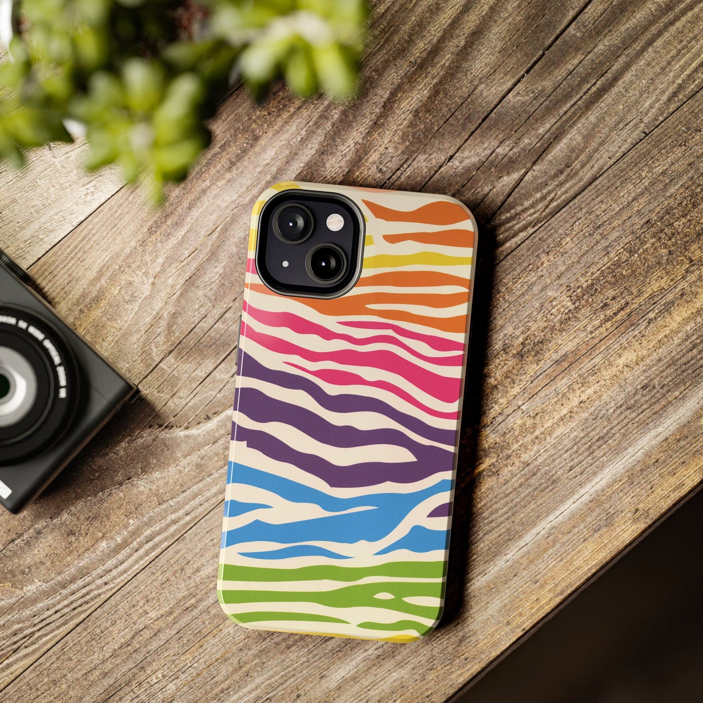 Rainbow Zebra Phone Case