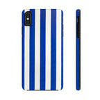 Blue & White Stripes Phone Case (Apple & Android)
