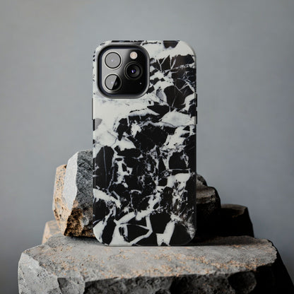 Black & White Shattered Phone Case