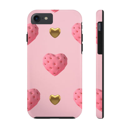 Heart of Gold Pink Phone Case