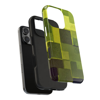 Chartreuse Patchwork Phone Case