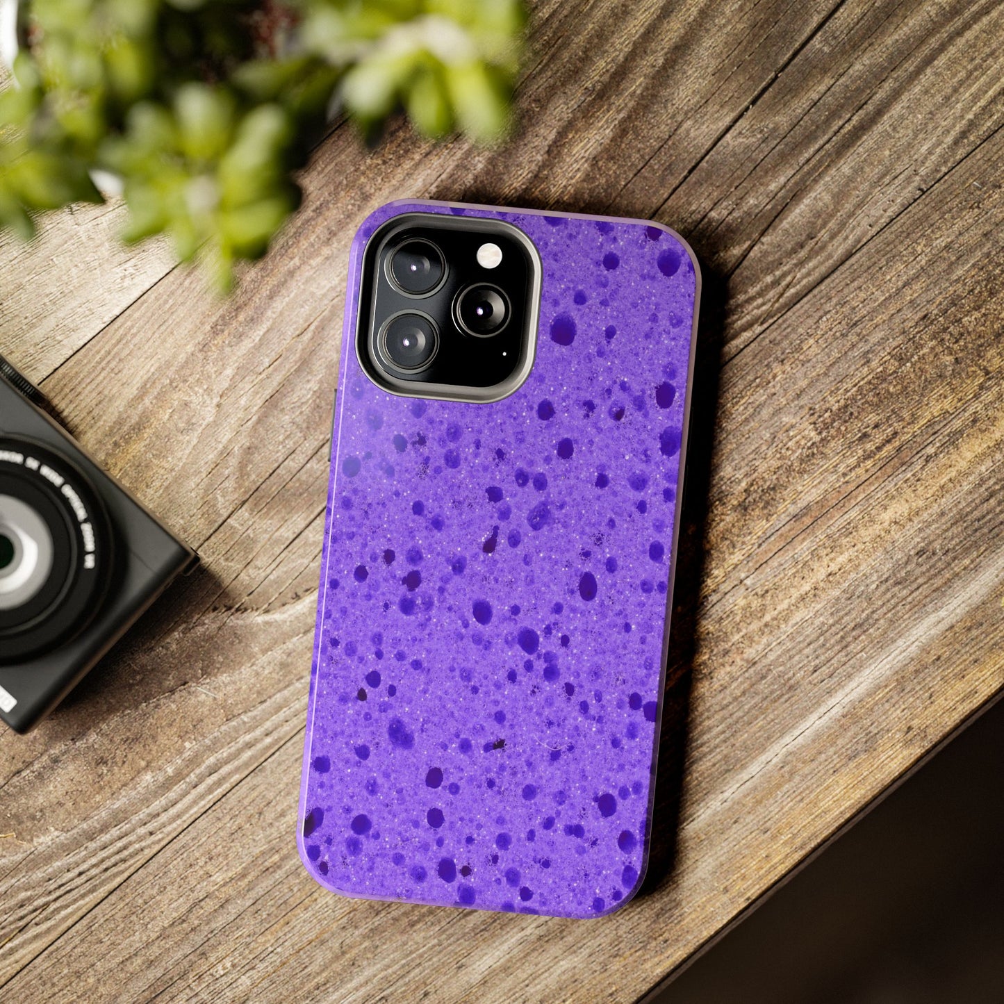 Purple Sponge Phone Case