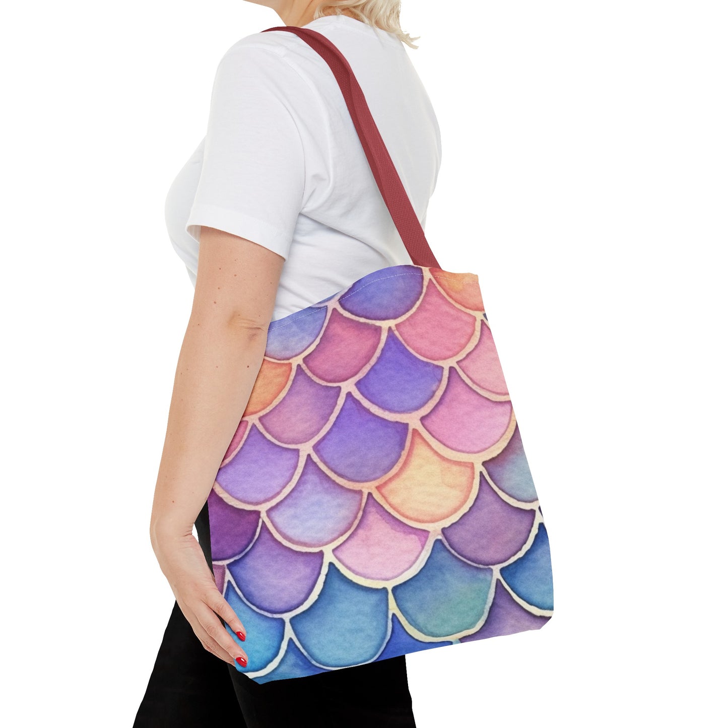 Watercolor Mermaid Tote Bag