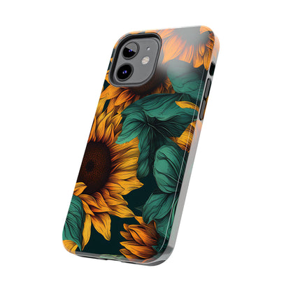 Dark Sunflower Phone Case