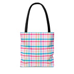 Colorful Rainbow Lines Tote Bag
