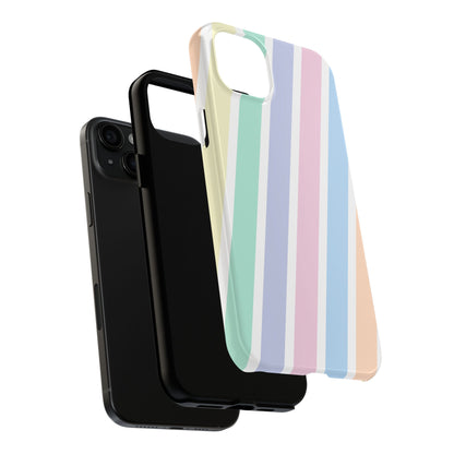 Pretty Pastel Lines Phone Case