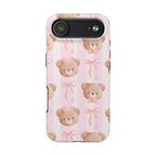 Cuddly Teddy Bear Phone Case (Apple & Android) - Pink Sweetheart