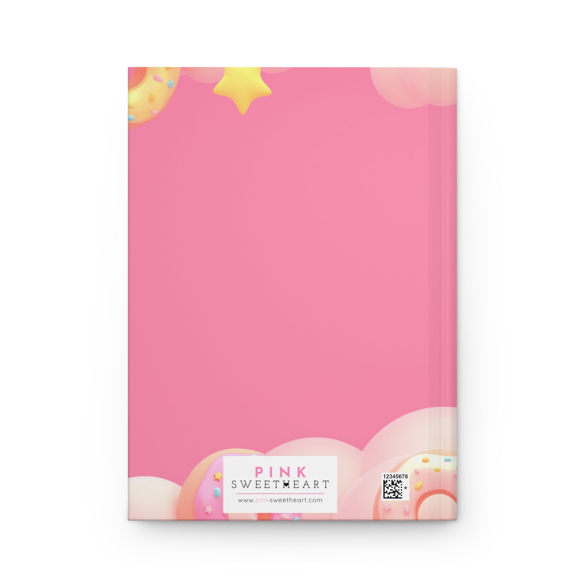 Kawaii Donut Clouds Hardcover Matte Journal