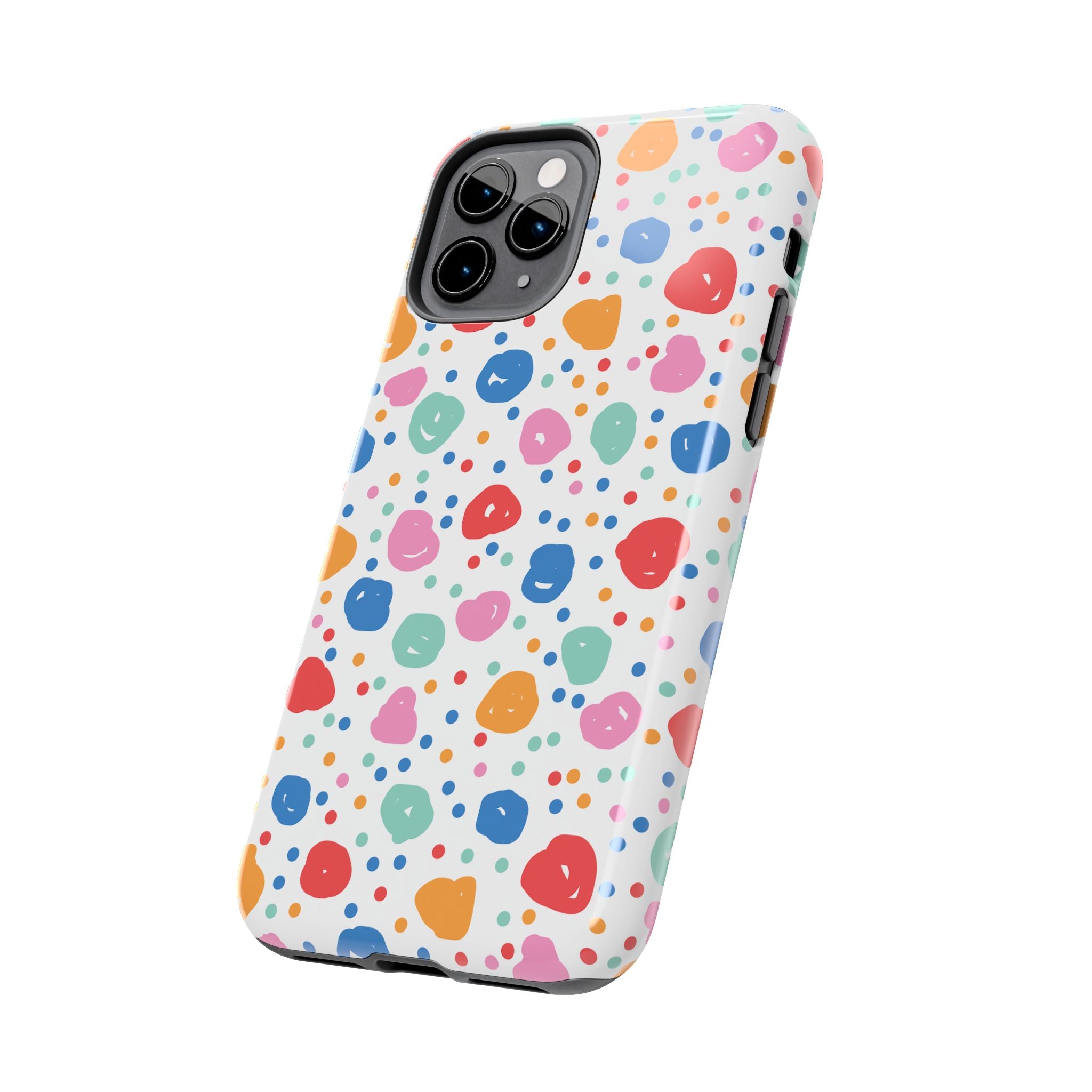 Seamless Hand Drawn Polka Phone Case (Apple & Android)