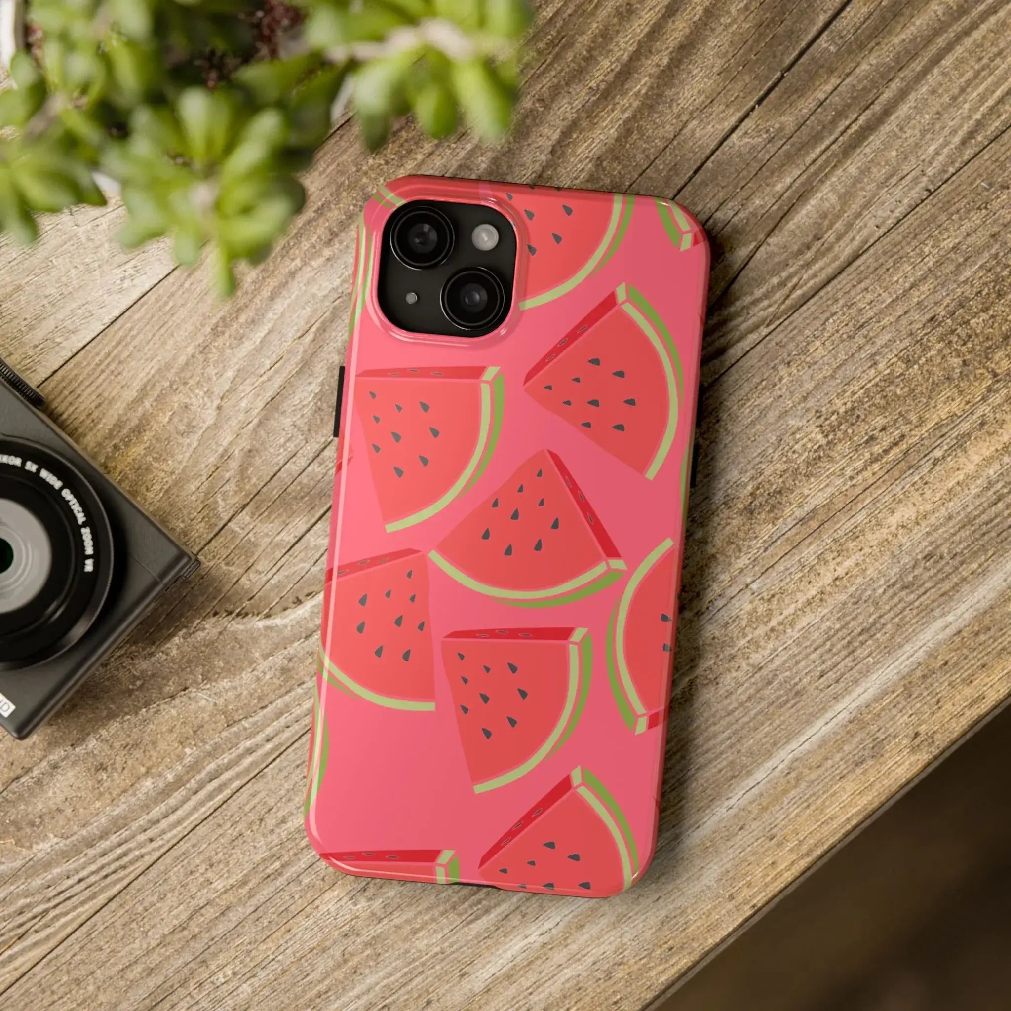 Watermelon Slices Phone Case (Apple & Android) - Pink Sweetheart