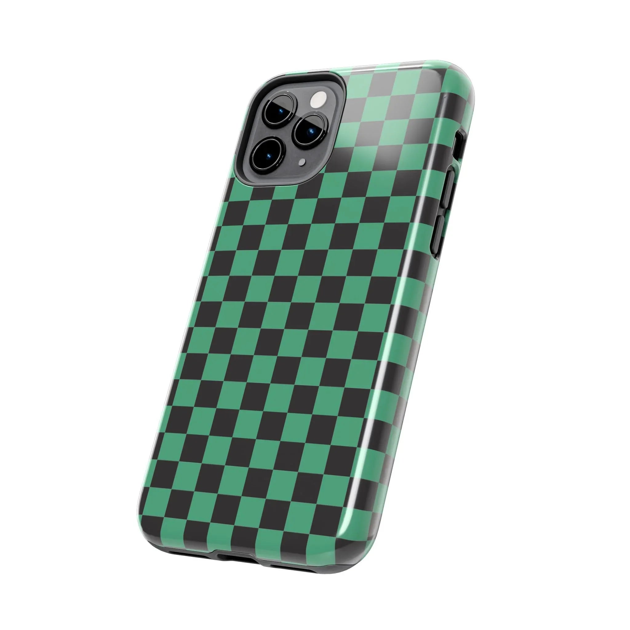 Checkered Kimono Tough Phone Case (Apple & Android) - Pink Sweetheart