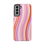 Wave Nostalgia Phone Case (Apple & Android) - Pink Sweetheart