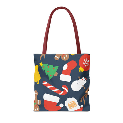 Jolly Christmas Pattern Tote Bag