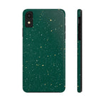 Emerald Gold Flecked Phone Case (Apple & Android)