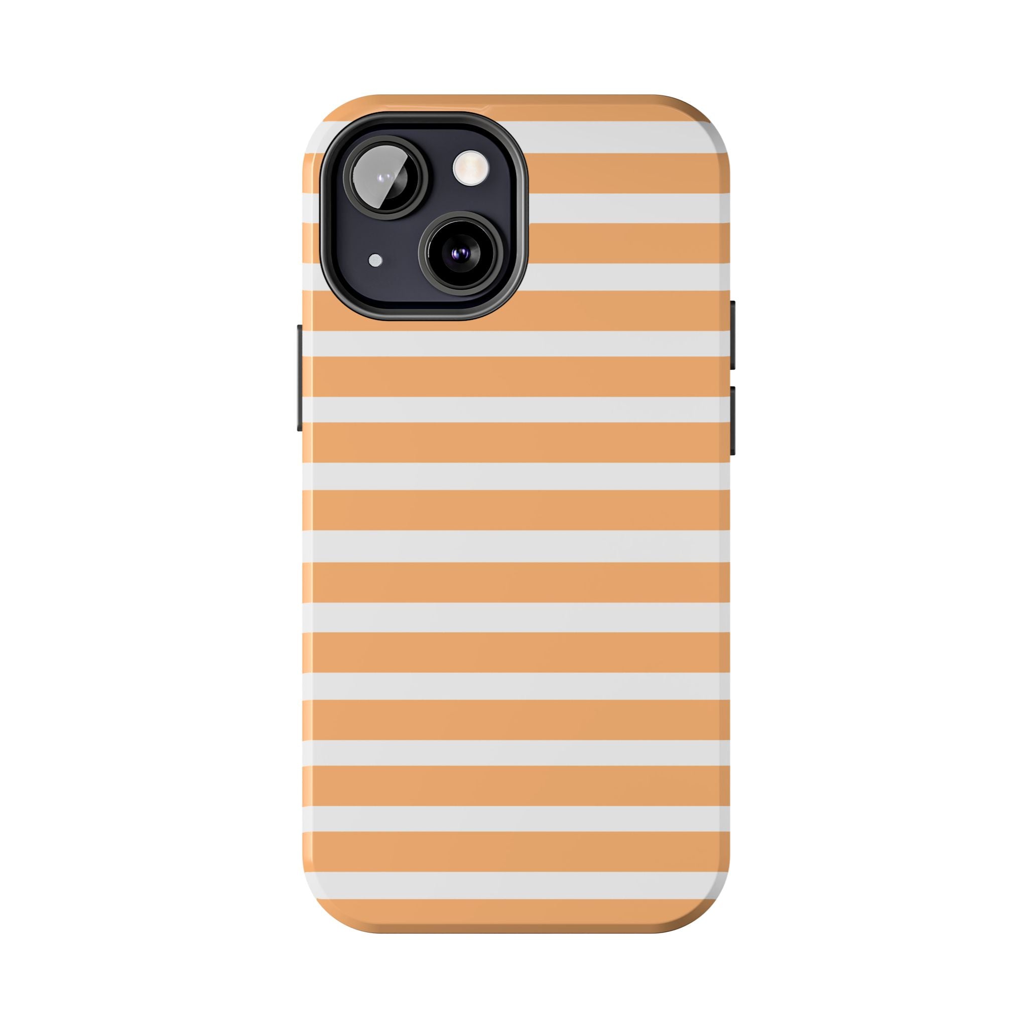 Orange Stripe Lines Phone Case (Apple & Android)