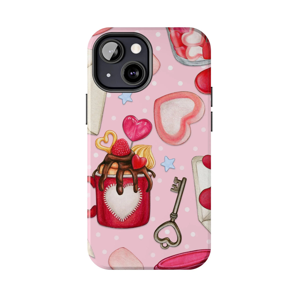 Goodies for My Sweetheart Phone Case (Apple & Android) - Pink Sweetheart