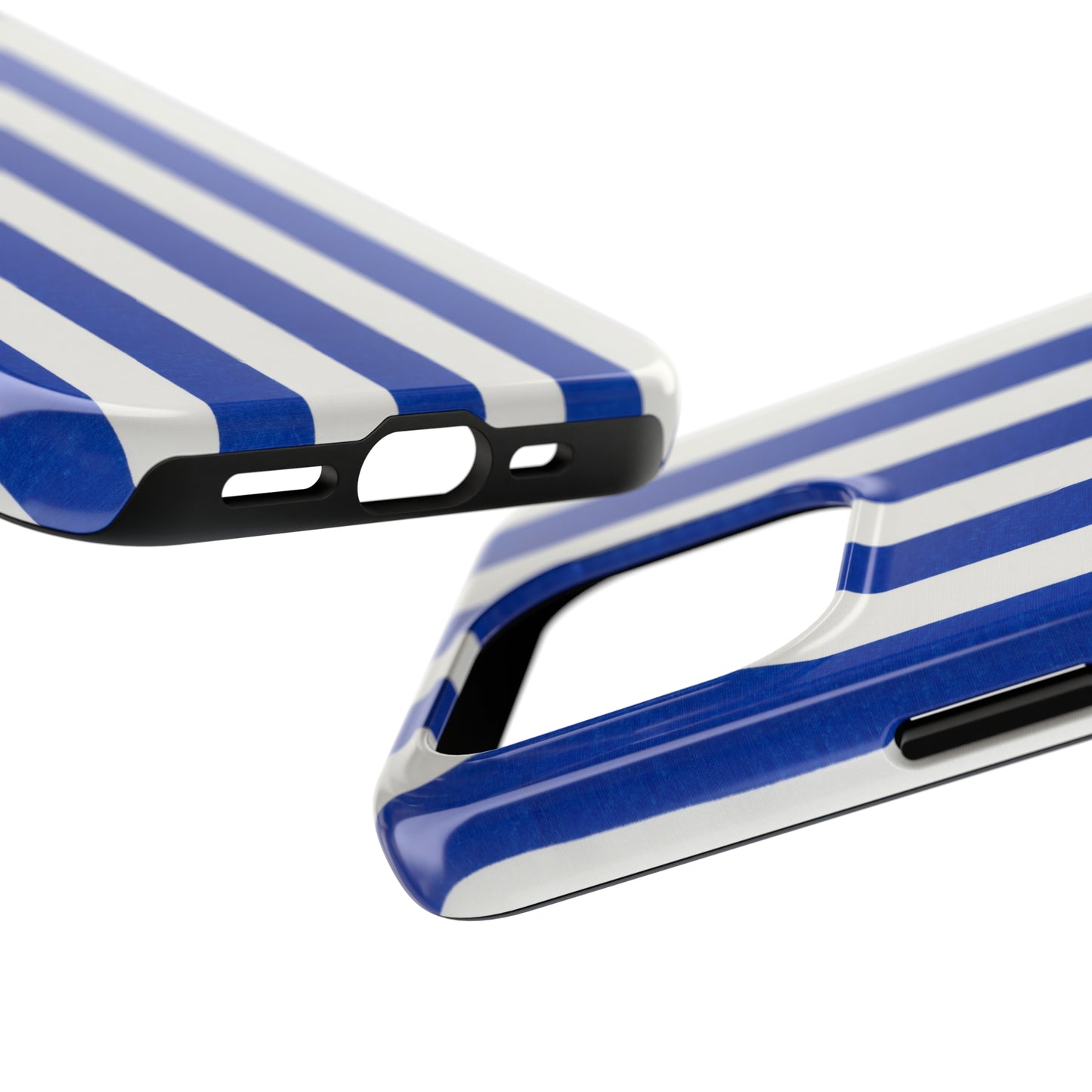 Blue & White Stripes Phone Case