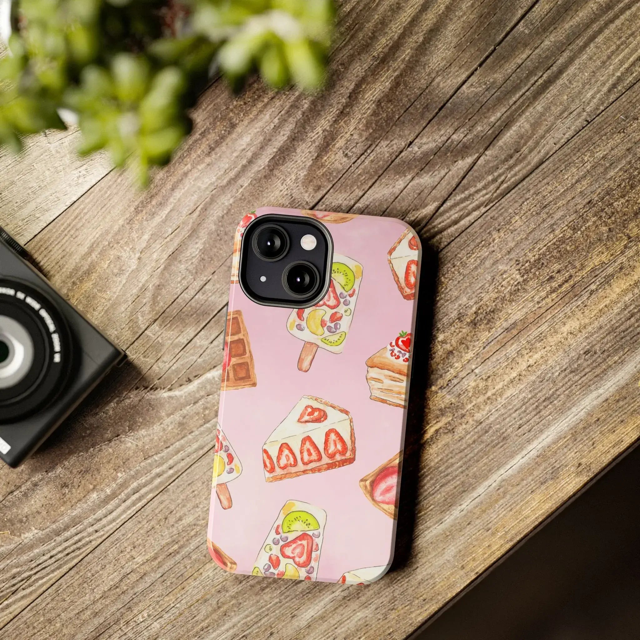 Tasty Pastry Treats Phone Case (Apple & Android) - Pink Sweetheart