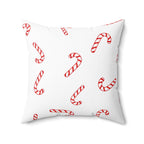 Mini Peppermint Candy CanesSquare Pillow