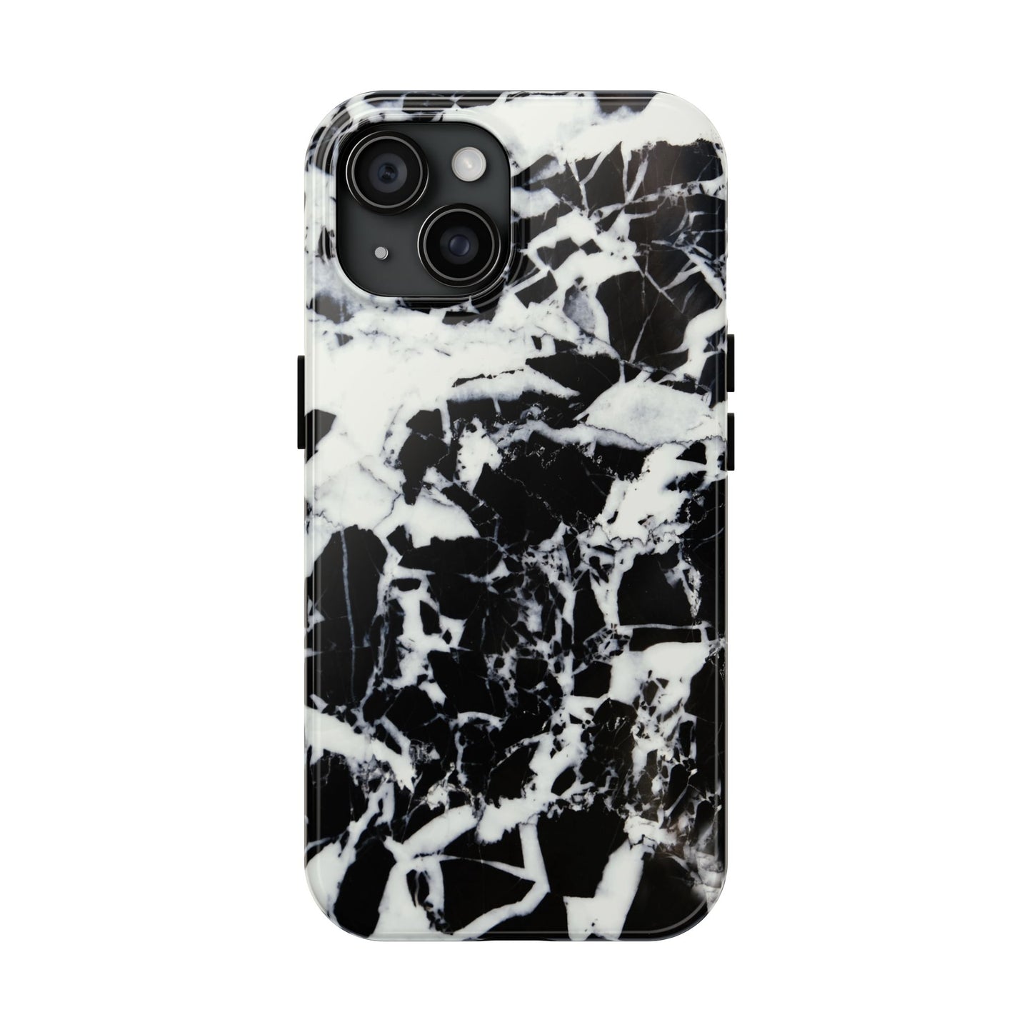 Black & White Shattered Phone Case