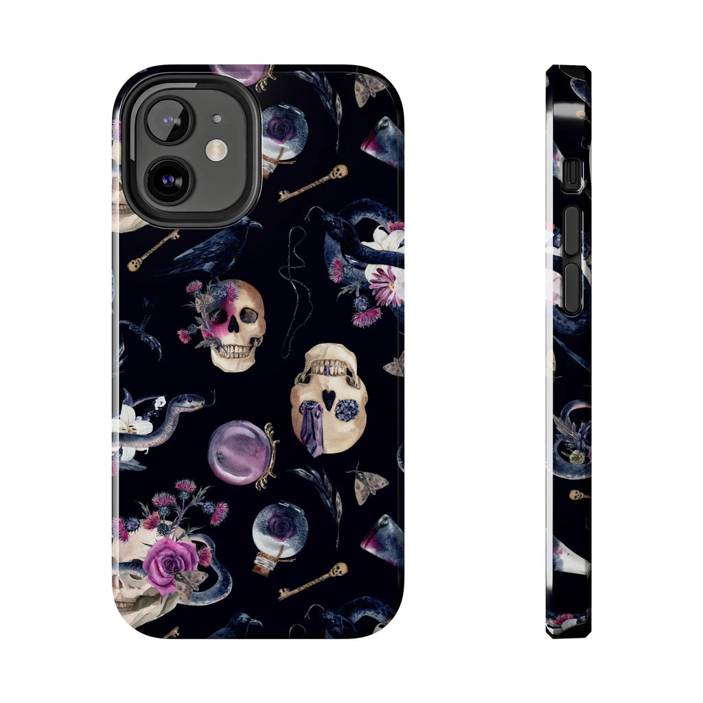 Gothic Witch Spells Phone Case (Apple & Android) - Pink Sweetheart