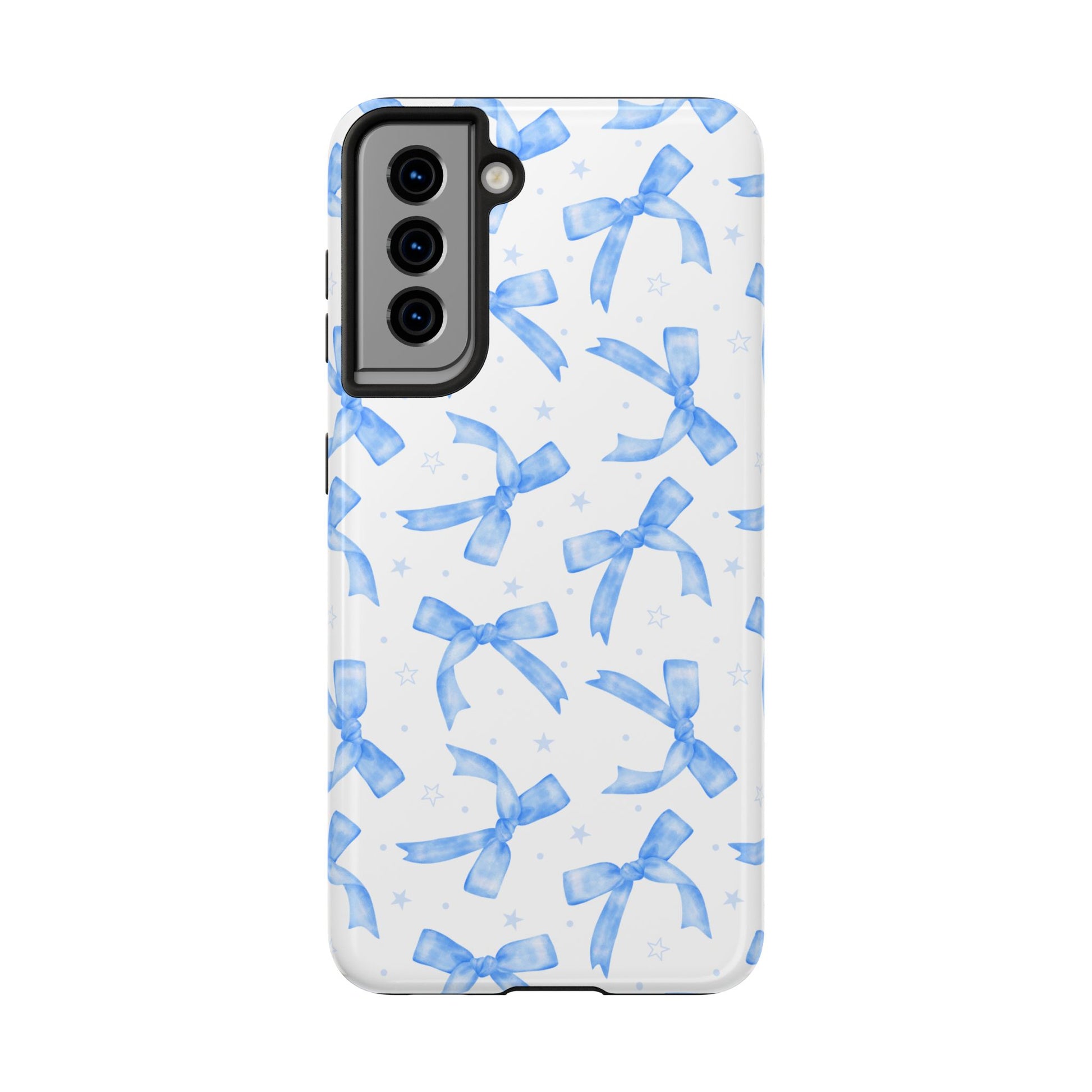 Lacey Baby Blue Ribbons Phone Case (Apple & Android)