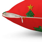 Happy Holiday Season Square Pillow