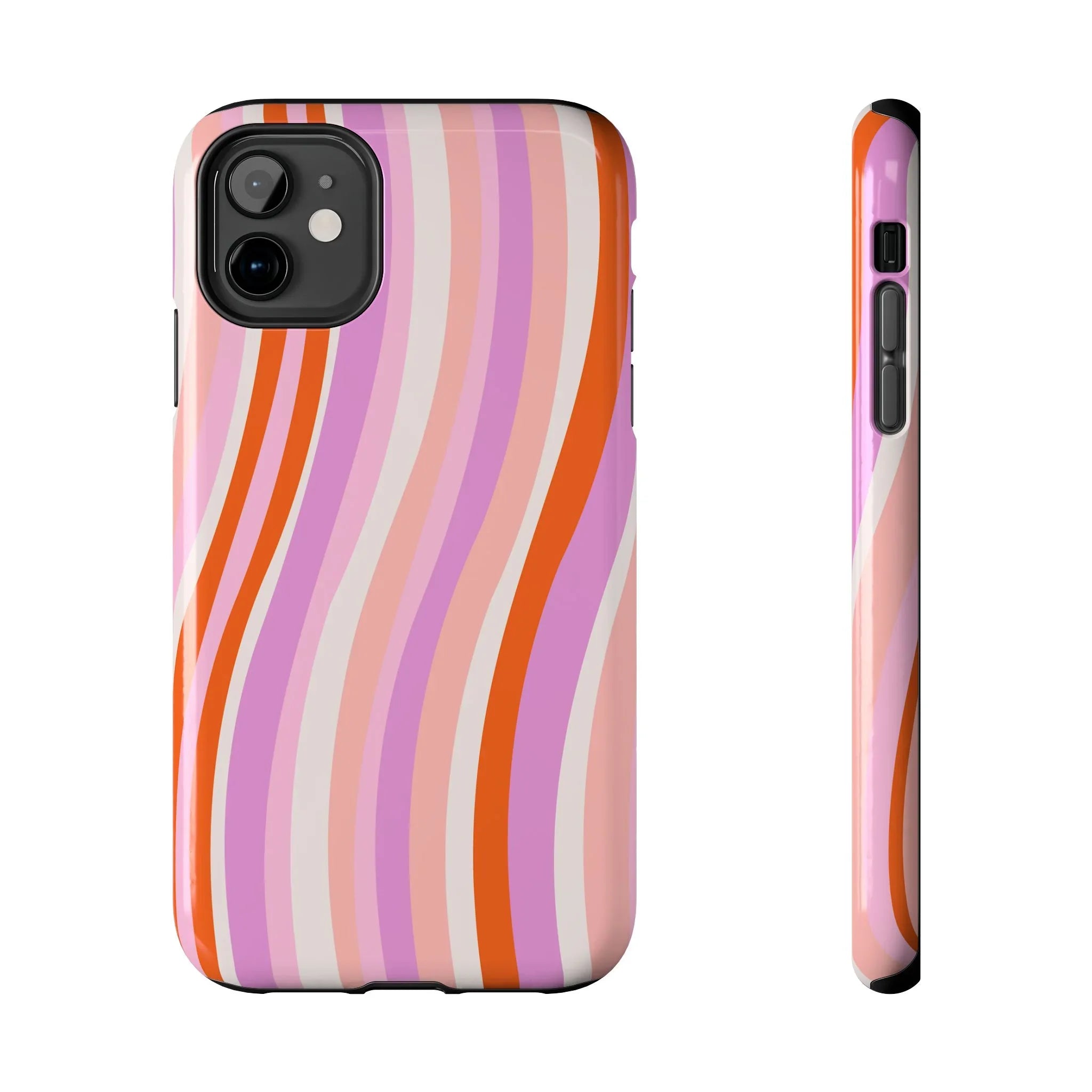 Wave Nostalgia Phone Case (Apple & Android) - Pink Sweetheart