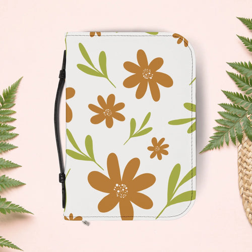 Beautiful Brown Flower Book Cover - Pink Sweetheart