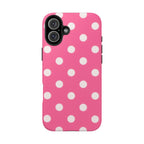 Pink Polka Dot Phone Case (Apple & Android)