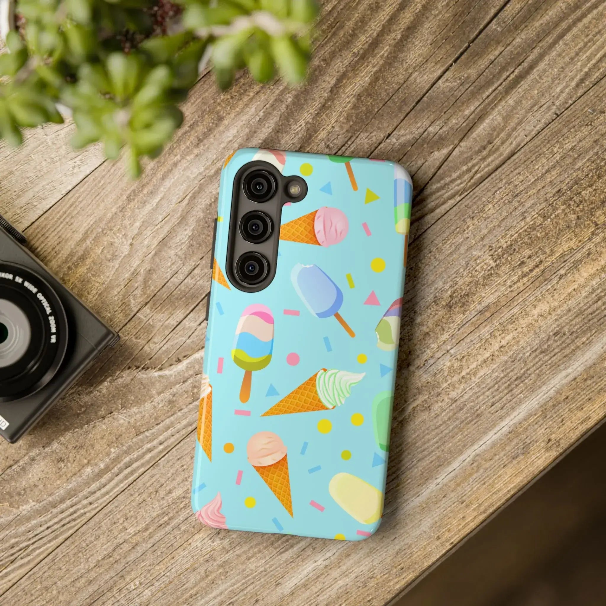 Ice Cream Festival Phone Case (Apple & Android) - Pink Sweetheart