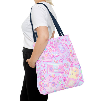 Pink Pastel Gamer Girl Tote Bag