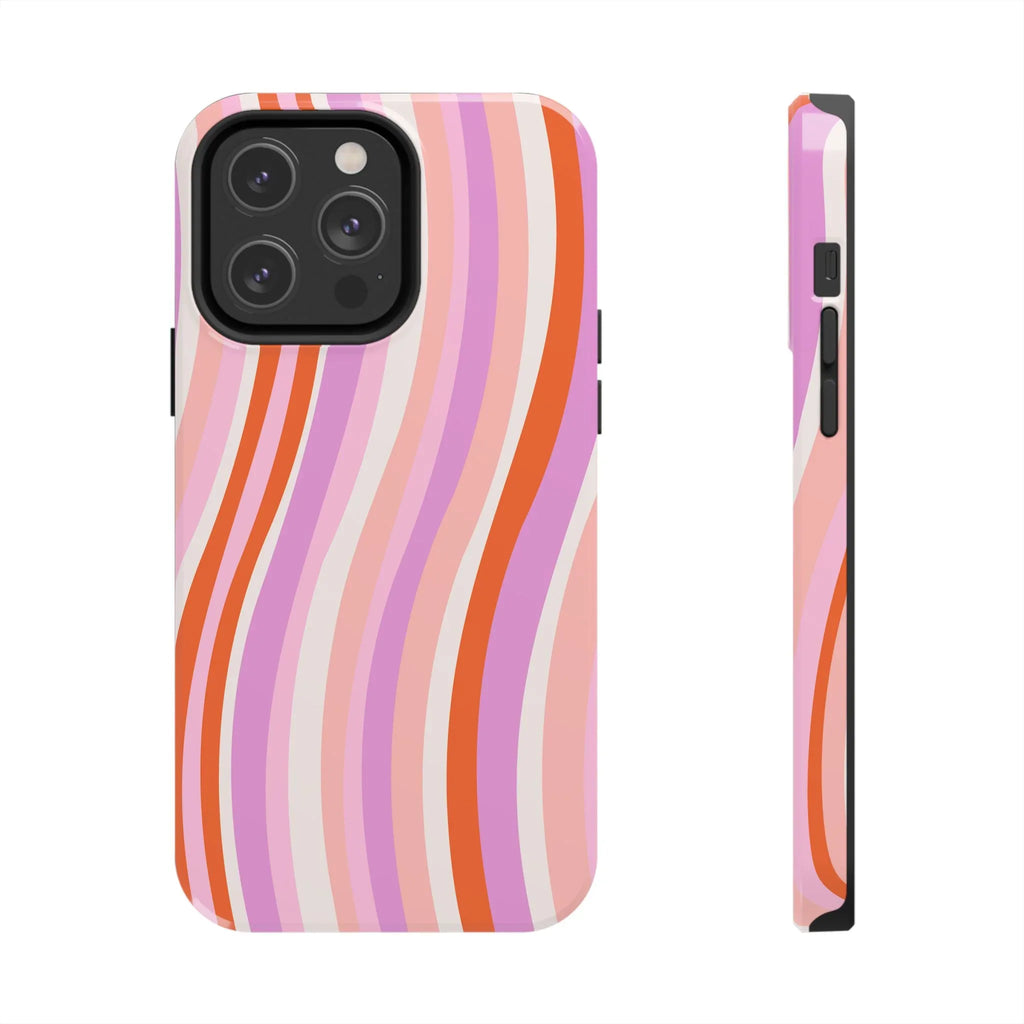 Wave Nostalgia Phone Case (Apple & Android) - Pink Sweetheart