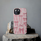 Pink Bow Ribbons Phone Case (Apple & Android)