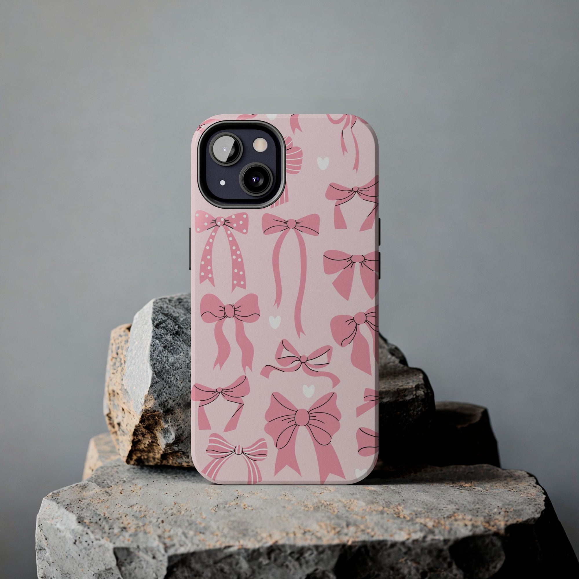 Pink Bow Ribbons Phone Case (Apple & Android)