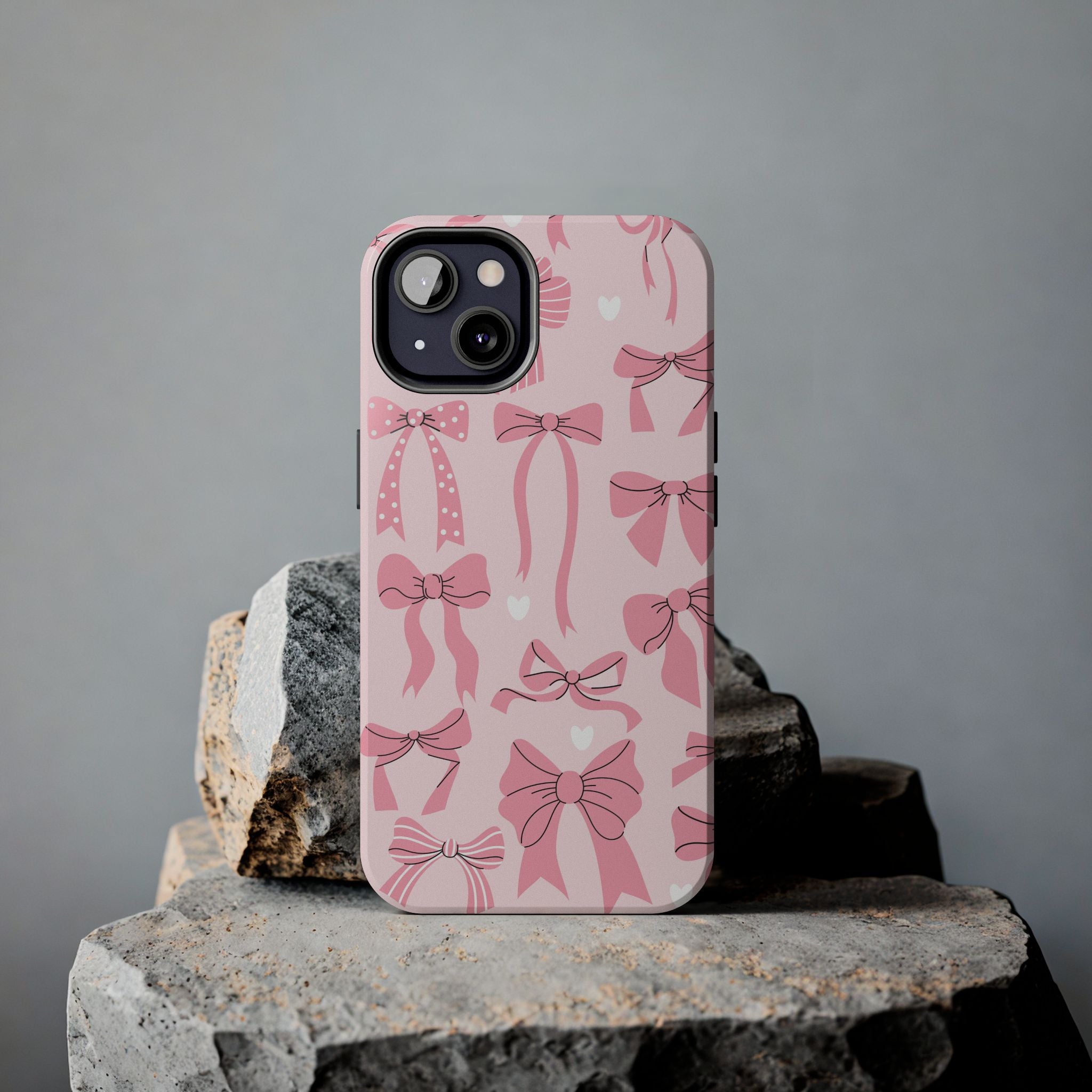 Pink Bow Ribbons Phone Case (Apple & Android)