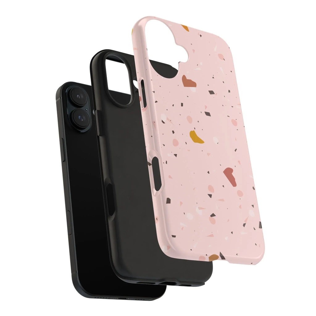 Pink Terrazzo Phone Case (Apple & Android) - Pink Sweetheart