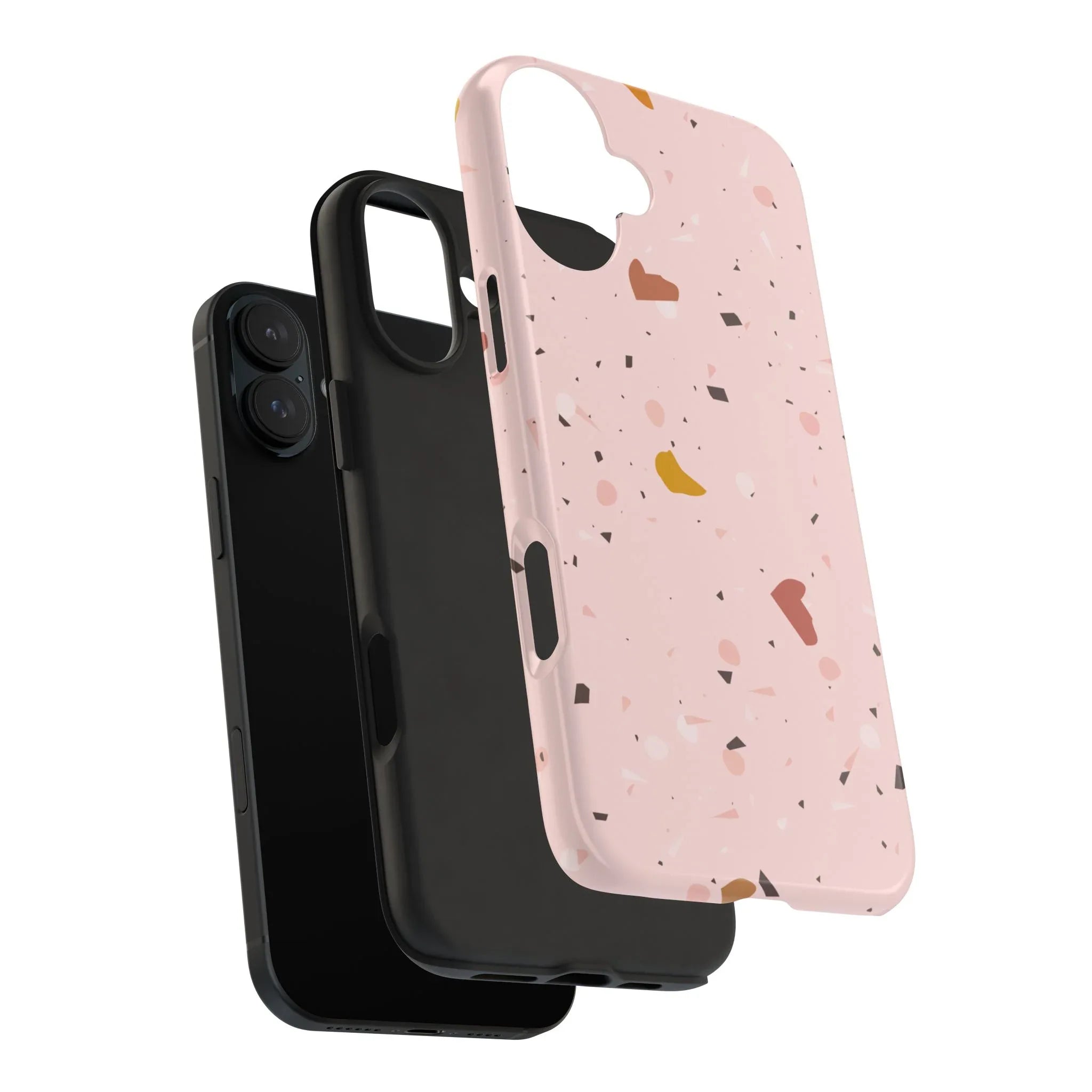 Pink Terrazzo Phone Case (Apple & Android) - Pink Sweetheart